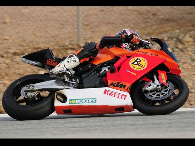 La KTM 1190 RC8 brilla en Cartagena
