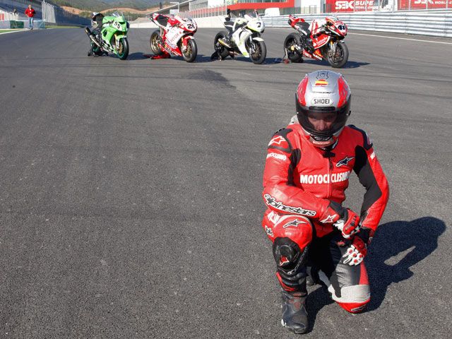 Probamos las motos del Mundial de Superbike