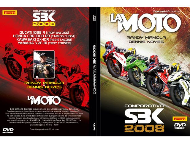 DVD Comparativa SBK 2008 de La Moto