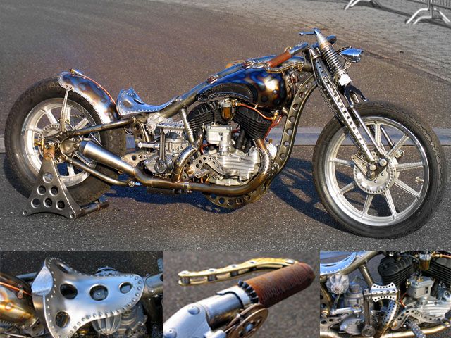 Flat Head Red Baron Choppers «Burning Steel»