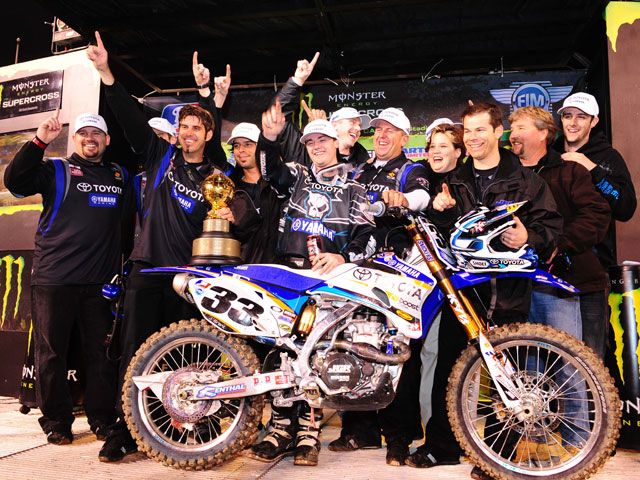 Josh Grant (Yamaha) logra la victoria en el Supercross Monster Energy