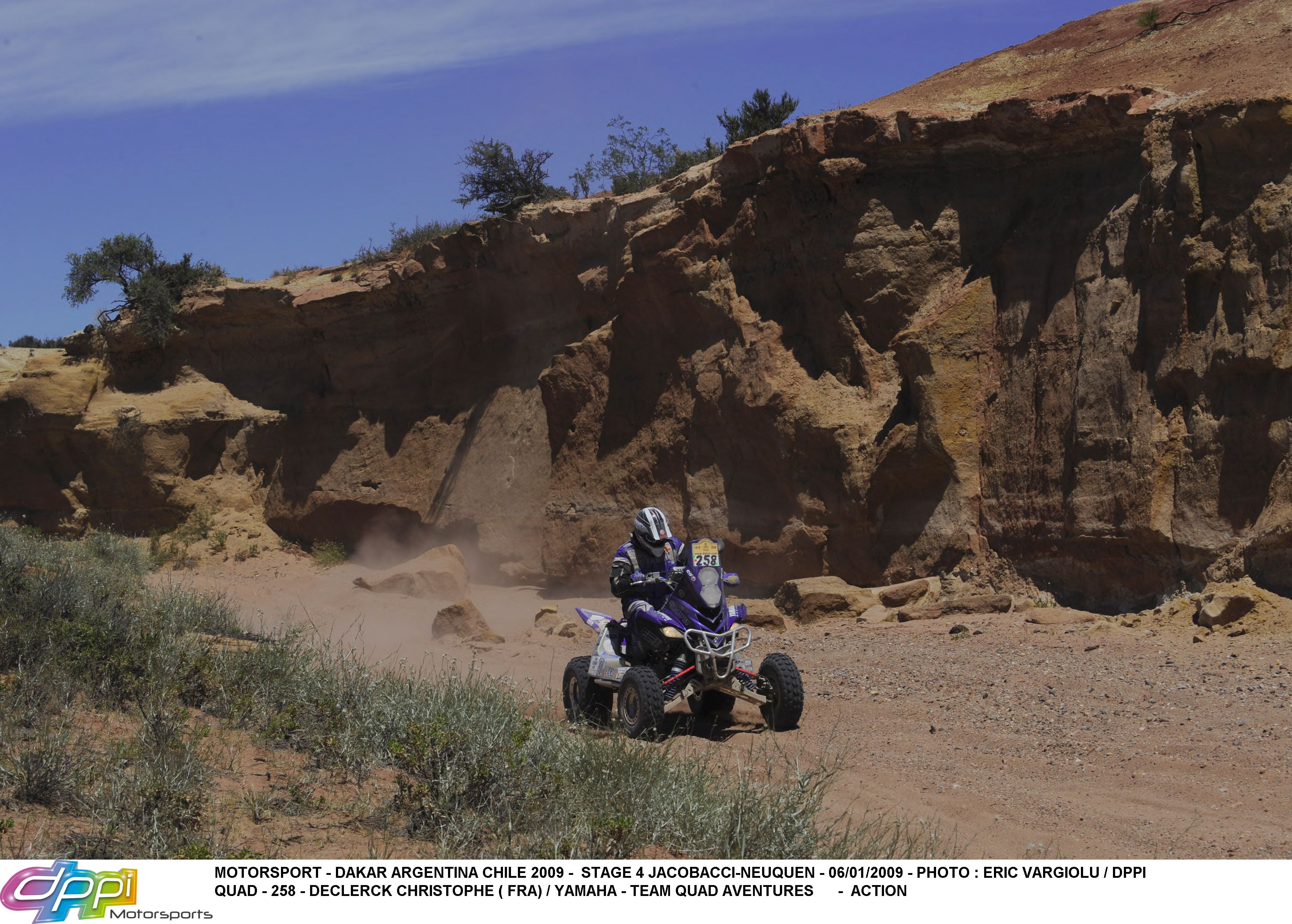 Dakar 2009 (clase Quad): Declerck preserva el liderato Dakar 2009 (clase Quad): Declerck preserva el liderato