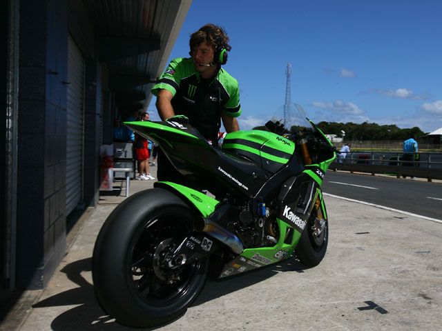 MotoGP 2009. Kawasaki mantiene sus entrenamientos en Australia