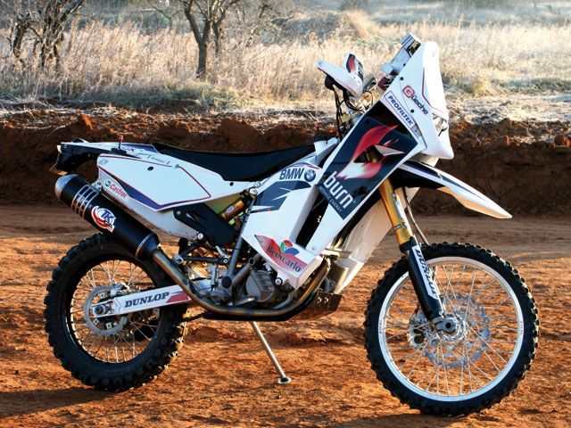 BMW G 450 X, la moto de Pellicer en el Africa Race