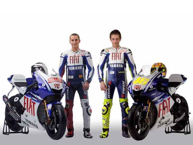 MotoGP. Los pilotos del Fiat Yamaha cara a cara