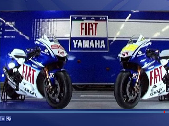 Galería de vídeos de la presentación del Fiat Yamaha Team