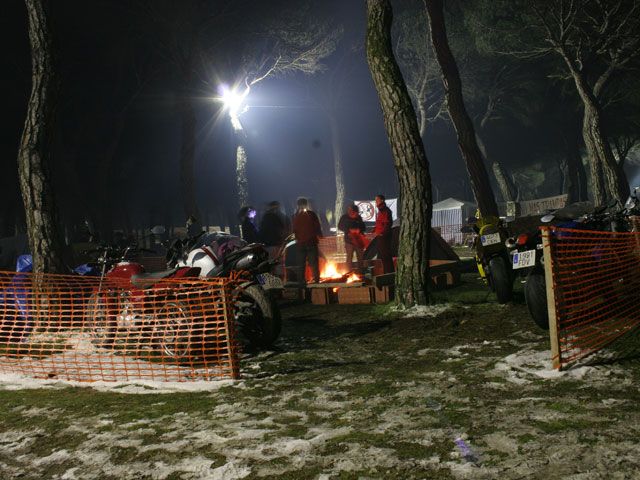 Homenaje al motero fallecido en Pingüinos 2009, el 15 de febrero