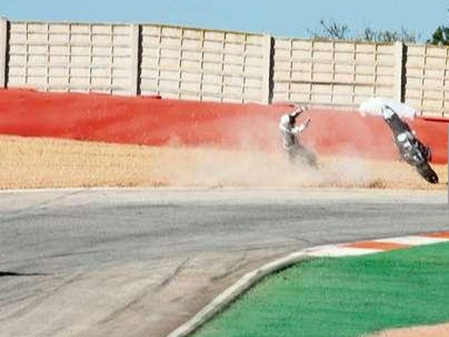 Fotos de la caída de Michael Schumacher