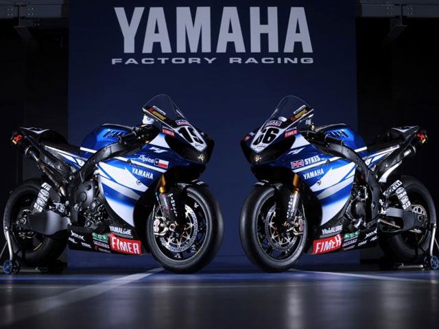 Colores de guerra para el Yamaha World Superbike Team Colores de guerra para el Yamaha World Superbike Team