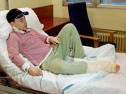 Efrén Vázquez (Derbi) se recupera en el hospital