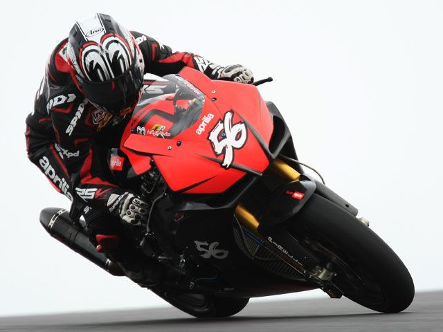 Nakano (Aprilia) y Laconi (Ducati) marcan los mejores tiempos