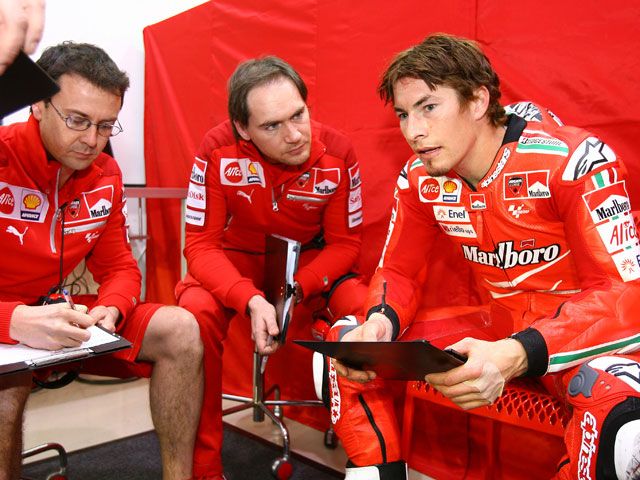Nicky Hayden (Ducati): "No había visto nunca llover en Qatar"