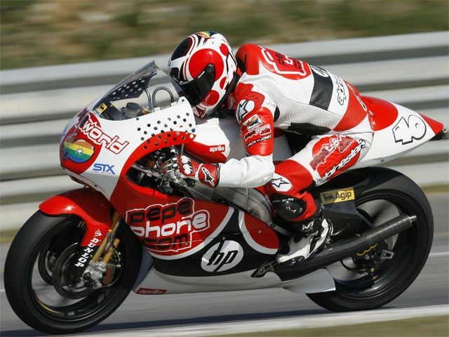 Barberá (Aprilia), el más rápido de Estoril