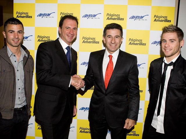 Páginas Amarillas patrocinará al Aspar Team