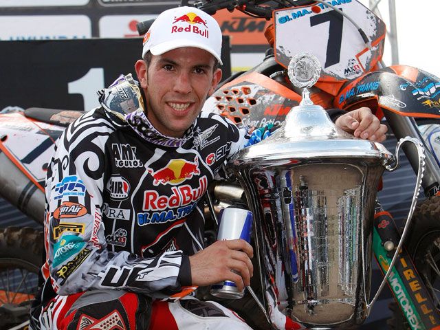 Victoria de Barragán en el Mundial de Motocross de Holanda