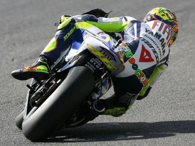 Valentino Rossi se impone en los primeros libres del Gran Premio de Jerez