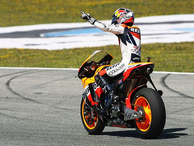 Vuelta a vuelta con Dani Pedrosa (Honda) en el circuito de Jerez
