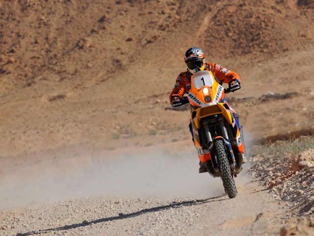 Marc Coma vuelve a ganar una etapa del Rally de Túnez