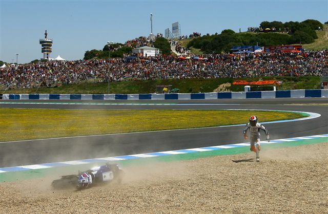 Las imágenes más impactantes de las carreras de Jerez