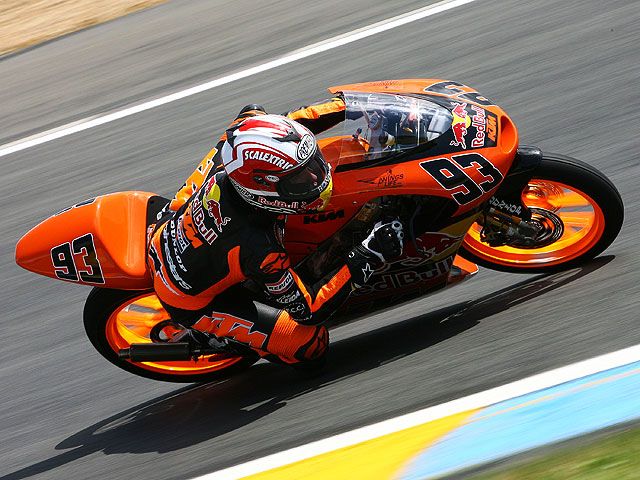 Marc Márquez (KTM), la pole más joven del motociclismo español