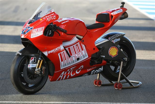 La moto de Stoner y Hayden: Ducati Desmosedici GP9