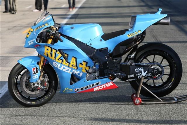 La moto de Capirossi y Vermeulen: Suzuki GSV-R