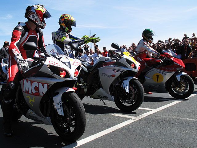 Rossi en la Isla de Man