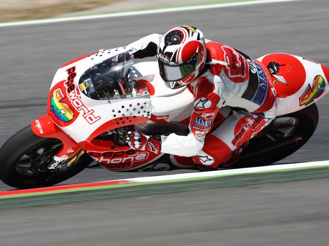 Héctor Barberá, pole en el GP de Cataluña en 250 cc