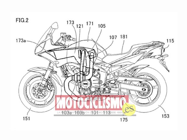Yamaha patenta varios sistemas para lanzar una moto Turbo