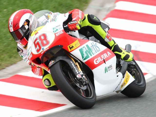 Simoncelli, el más rápido de 250 en el GP de Alemania