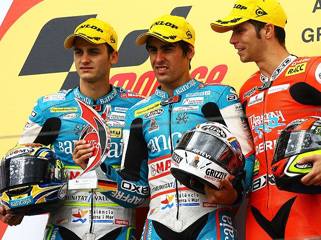 Tiranía española en 125 cc en el Gran Premio de Alemania