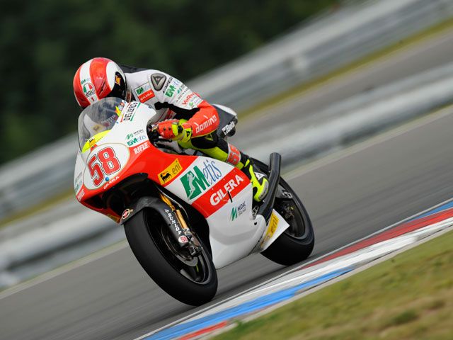 Marco Simoncelli, tercera victoria de la temporada en Brno
