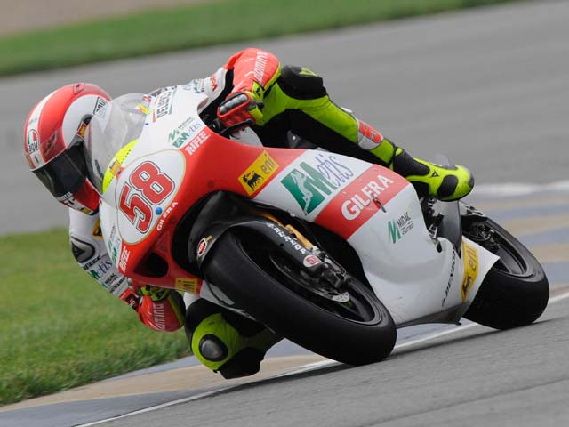 Victoria de Simoncelli en el GP de Indianapolis