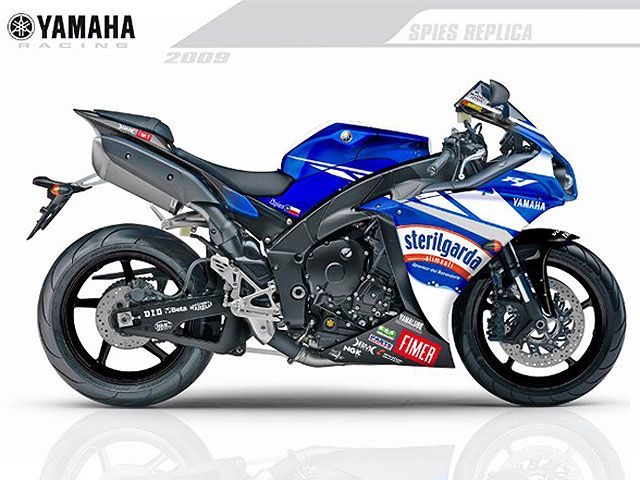 Yamaha YZF-R1 y R6 réplicas Spies y Crutchlow