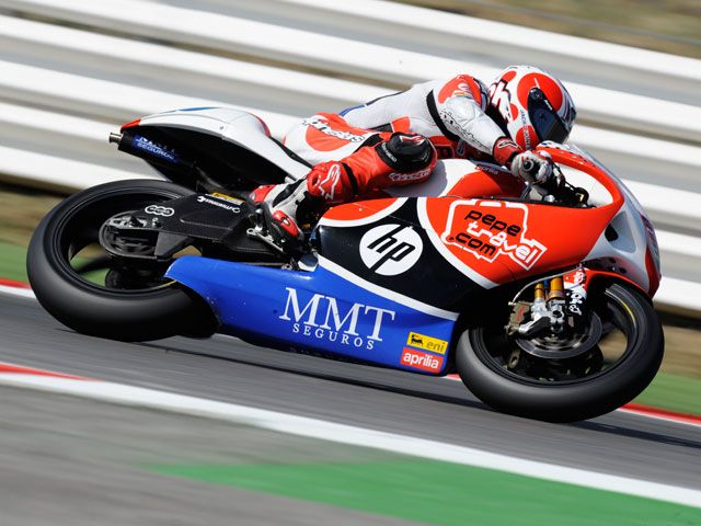 Héctor Barberá, el más rápido de 250cc en Portugal