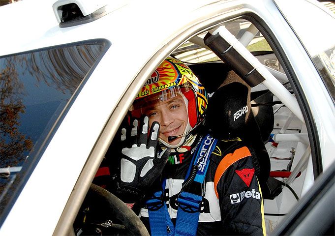 Rossi correrá el Rally de México de coches en 2010
