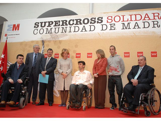 Supercross Solidario de Madrid, presentado por Isidre Esteve