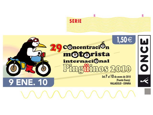 Pingüinos 2010 tendrá cupón de la ONCE