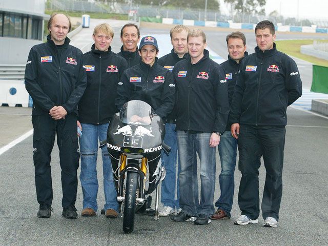 Marc Márquez inicia la pretemporada 2010 en Jerez