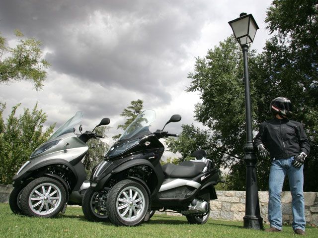 Los Piaggio MP3 LT ya pueden superar los 70 km/h