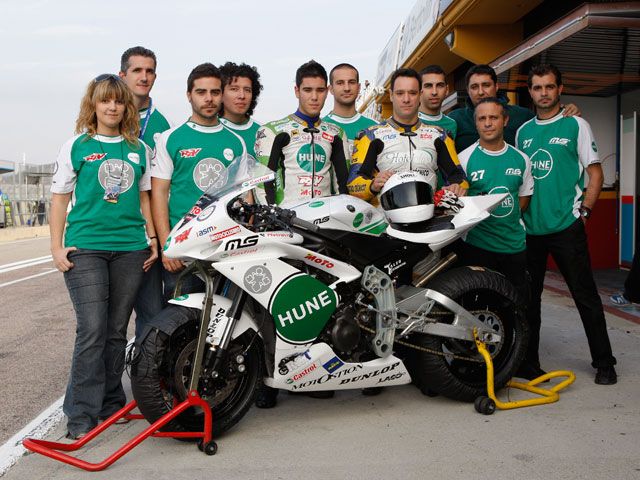 Moto2 de Hune Racing Team y la Universidad Carlos III