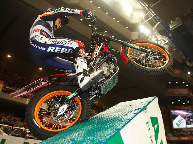 Todo preparado para el Trial Indoor de La Coruña