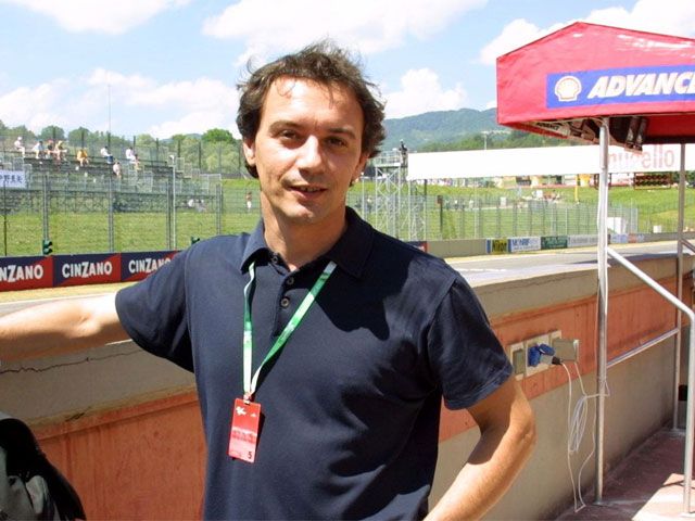 Luca Cadalora, probador del FB Corse de MotoGP