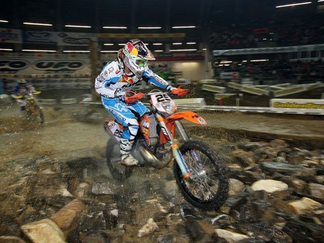 Todo preparado para el Enduro Indoor de Vigo