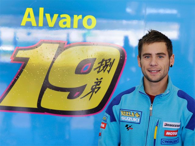 Álvaro Bautista ya viste los colores del Suzuki Rizla