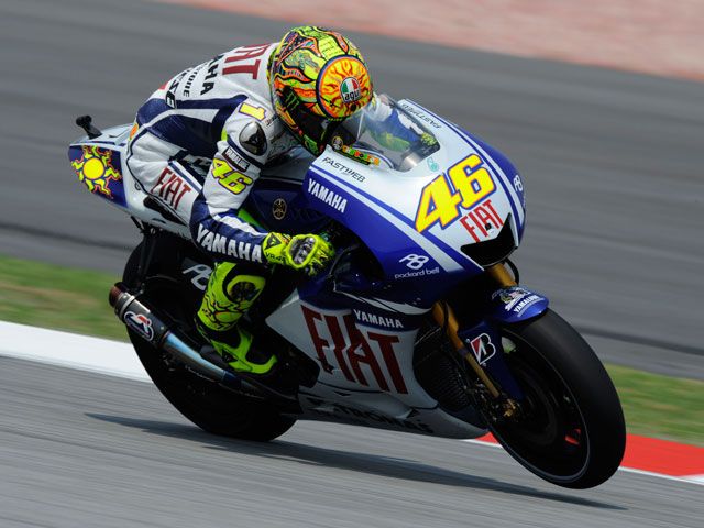 Valentino Rossi (Yamaha) empieza fuerte en Sepang