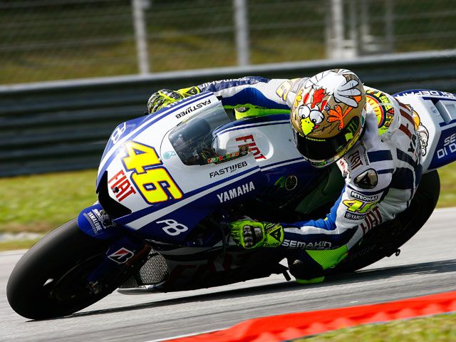 Valentino Rossi, el más rápido en Sepang