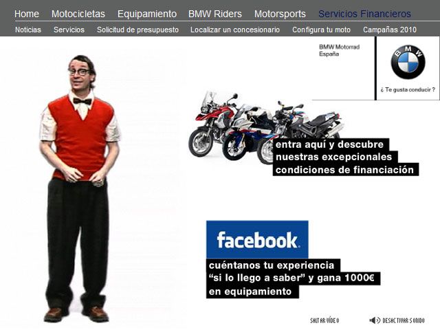 Campaña de BMW Motorrad en Facebook