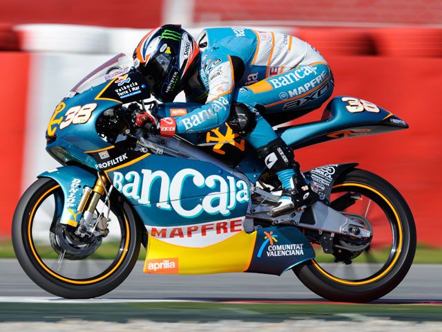 Nico Terol, mejor tiempo de 125 cc en la segunda jornada
