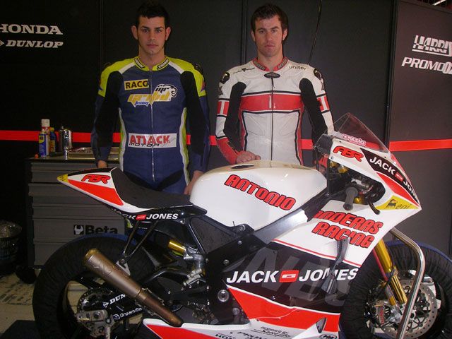 Dani Rivas y Jordi Torres en el MR Griful Team